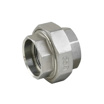 Unión universal inoxidable roscado